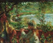 Pierre Renoir Near the Lake Sweden oil painting artist